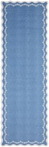 GarveeHome 2x6 Scalloped Washable Runner Rug Non Slip Hallway Kitchen Rug - Image 5