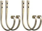 Curtain Holdbacks 4Pcs, Antique Bronze Barrel Zinc Alloy Curtain Tiebacks by Mayrhyme