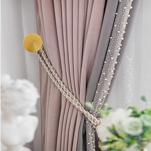 Curtain Tiebacks 2 Pack Curtain Holdbacks Zinc Alloy Curtain Tiebacks Wall - Image 5