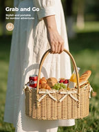 Baby Diaper Caddy Organizer, Handwoven Nursery Basket - Image 7