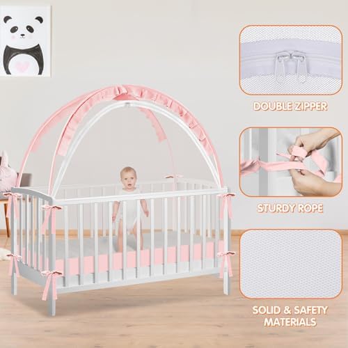 Crib Tent to Keep Baby from Climbing Out - Image 4