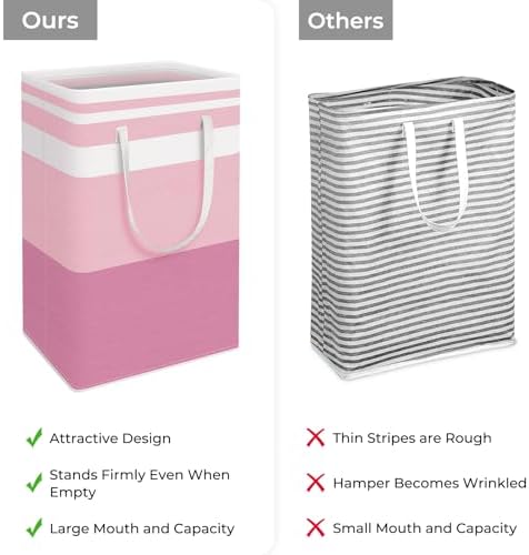 HomeHacks 2 Pack Laundry Baskets, Laundry Hampers Bags - Image 3