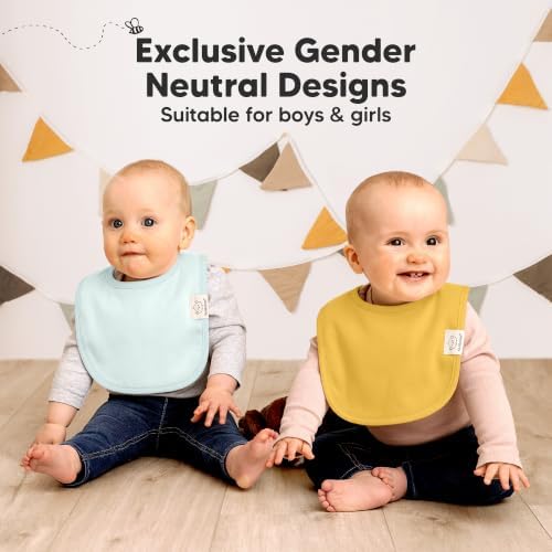KeaBabies 8-Pack Organic Baby Bibs - Image 6