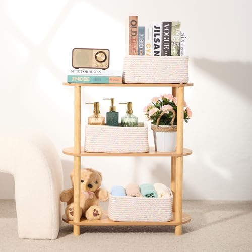 MiniArk Small Storage Baskets for Organizing | Closet Organizer Bins | Shelf - Image 6