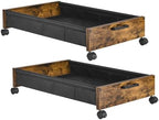 Wooden Under Bed Storage Drawer by FOUCSSOMEI