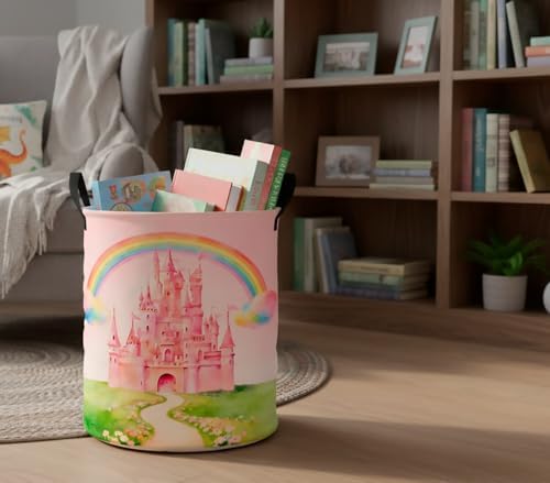 CLOCOR Large Laundry Basket, Waterproof Fabric Storage Container, Room Decor - Image 4