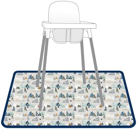 BapronBaby Adventure Awaits Waterproof Splash Mat Catch All Floor Cover - Image 3
