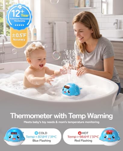 Pircaath Light Up Bath Sprinkler Toy - Image 2