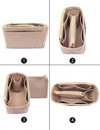 LEXSION Felt Purse Organizer Insert, Tote Bag Shaper Dividers - Image 3