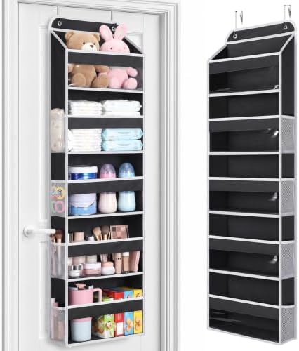 LAMU Over the Door Organizer, Large Capacity Behind the Door Storage by YourHome-OrganizationHelper