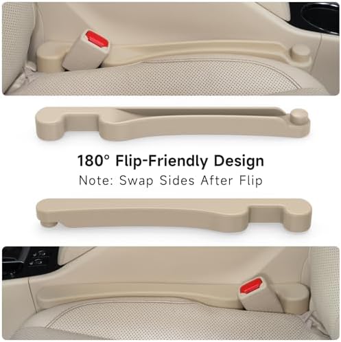 Givifive Car Seat Gap Filler Organizer 2Pack Soft Foam 3IN1 Multifunctional - Image 6