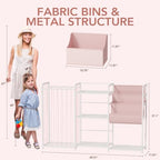 BBLIKE Kids Bookshelf and Toy Storage Organizer - Image 2
