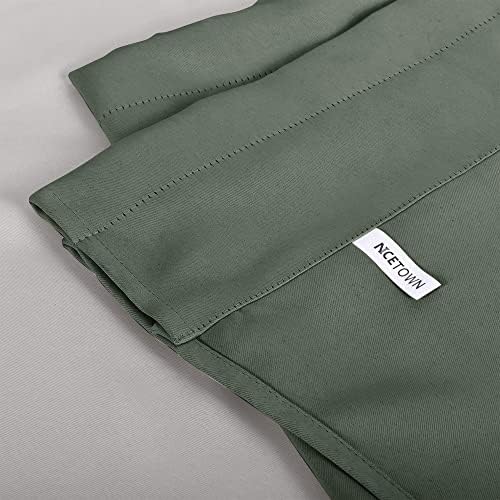 NICETOWN Valance Curtains for Kitchen Blackout Thermal Insulated Solid Rod - Image 6