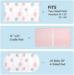 TILLYOU Changing Pad Cover Set in Soft Jersey Material - Image 3