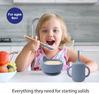 Silicone Baby Feeding Set 14 Pcs, Baby Led Weaning Supplies, Baby Spoons - Image 2