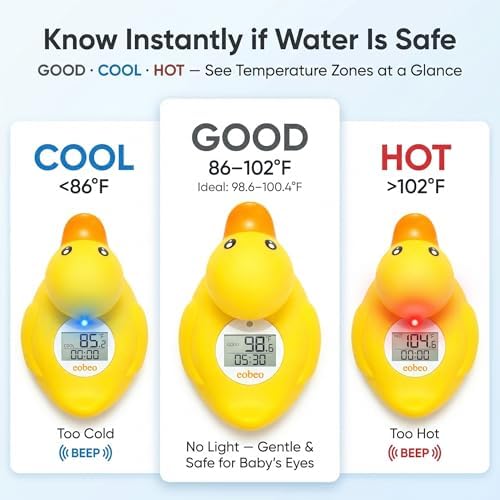 Baby Bath Thermometer, Accurate Floating Duck Water Thermometer - Image 2