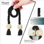 Magnetic Curtain Tiebacks Decorative Tie Back Drapes Holdbacks Nieffeiy - Image 2
