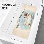 Bathtub Shower Mat 40X16 Inch, for Toddler, Dog Vintage - Image 4
