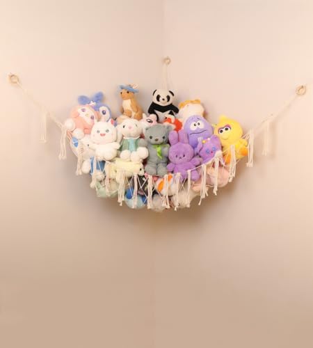 100% Cotton Handmade Stuffed Animal Storage Hammock by badigo