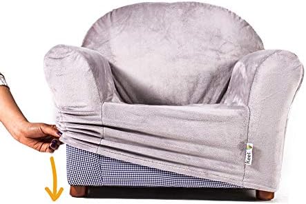 Roundy Chair Slipcover for Kids Chairs – Soft Minky Polyester Replacement Cover by keet