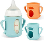 Silicone Sleeves for Pigeon Baby Bottles 5.4oz, Anti Breakage Glass Baby Bottle by JoyFeed