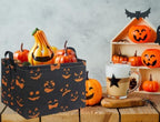 Rectangular Halloween Basket for Boys and Girls Kids Trick or Treat Pumpkin - Image 3