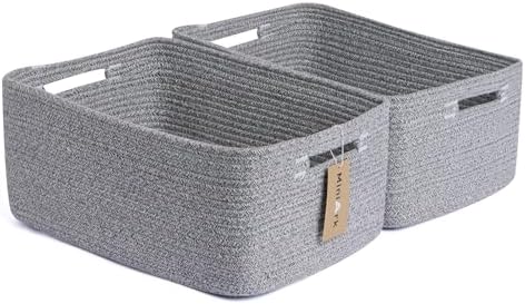 MiniArk Large Storage Baskets for Shelves, Baby Nursery, Toy Baskets Box by MiniArkStorageBasketsHome