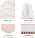 Sweet Jojo Designs 4-Piece Baby Crib Bedding Set - Image 2
