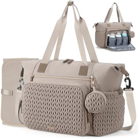 Diaper Bag Tote, Large Baby Hospital Bag by Tonyeee
