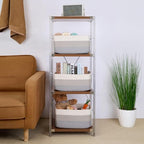 MiniArk Large Storage Baskets for Organizing, Baby Nursery, Toy Bins Box - Image 4