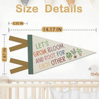 Plant Classroom Decor, Let’s Grow Greenery Plant Wall Banner - Image 7
