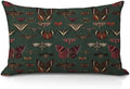 Vintage Gothic Witchy Butterfly 12x20 Pillow Cover, Retro Moody Dark Academia by Unknown