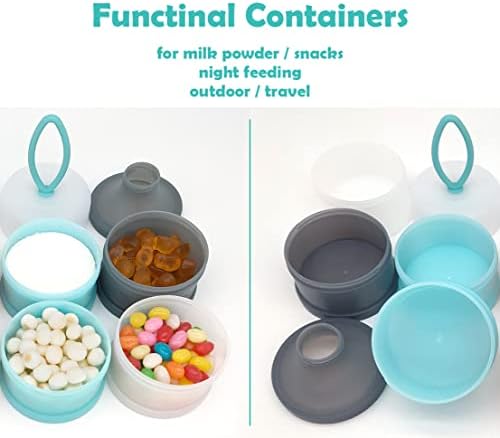 Baby Formula Dispenser, Portable Milk Powder Dispenser Container, Baby Feeding - Image 2