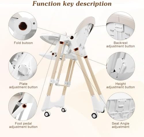 3-in-1 Baby High Chair | Convertible Baby High Chair - Image 5