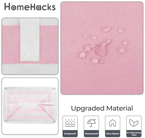 HomeHacks 2 Pack Large Laundry Baskets, Laundry Hampers Bags - Image 5