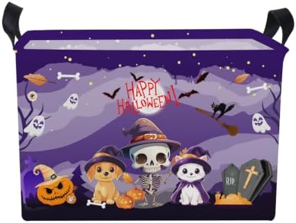 Purple Spooky Night Halloween Basket - Image 7