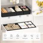 DIMJ Drawer Organizer Clothes - Image 3