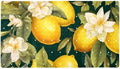 Bathtub Mat Non Slip 26.8x15.1In, Lemon Flower Bath Mat by Anna+Cowper