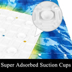 Bathtub Mat Non Slip 26.8x15.1 Inch, Spiral Tie-dye Shower Mat - Image 3
