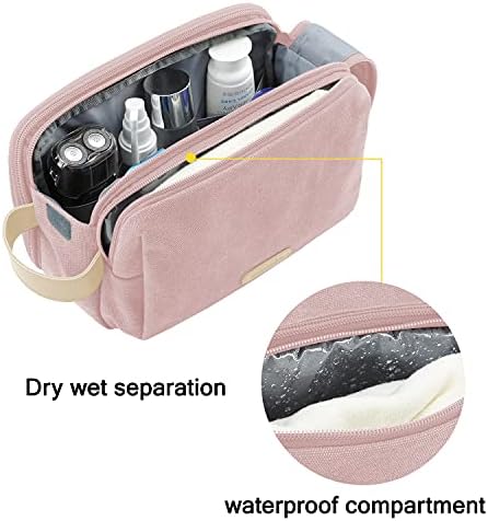 BAGSMART Toiletry Bag for Women, Cosmetic Makeup Bag Organizer, Travel Bag for - Image 3