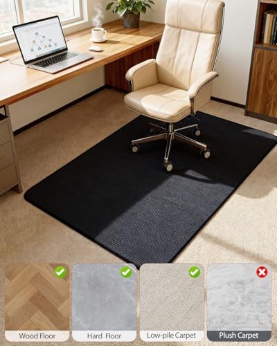 Blvornl Corduroy Office Chair Mat - Image 6