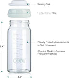 COMI Wide Neck Glass Breastmilk Collection n Storage Bottle, 8oz - Image 2