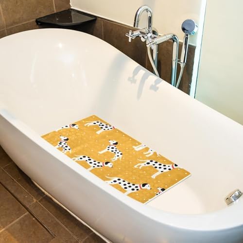 Bath Tub Shower Mat, Washable Bathtub Floor Mats, Suction Cups and Drain Holes - Image 5
