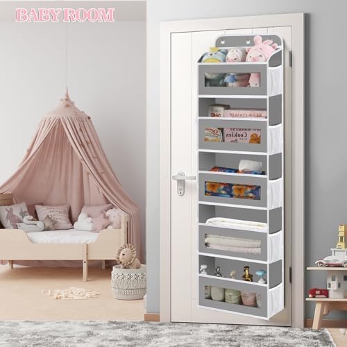 KYEVIS Over The Door Organizer, 5 Shelves Closet Door Hanging Organizer - Image 5