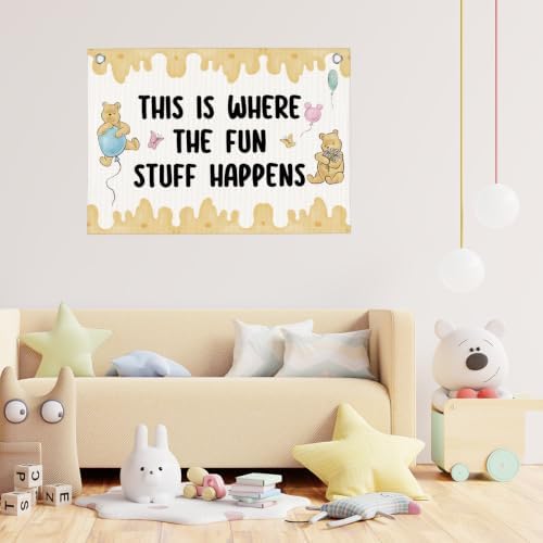 Long Live Playtime Banner Playroom Wall Decor - Image 5