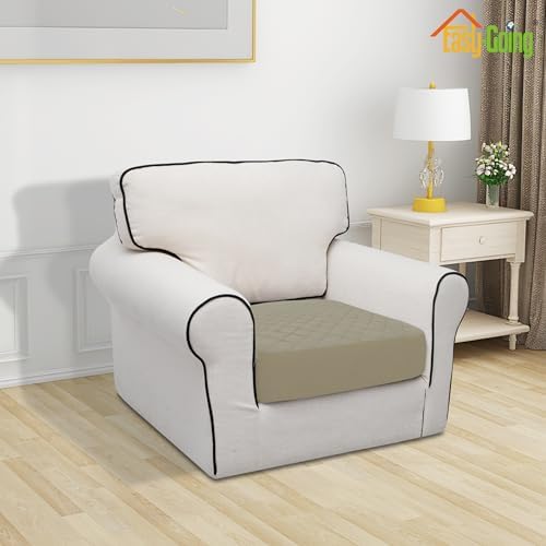 Easy-Going Waterproof Oversized Chair Cushion Covers, Non-Slip Leakproof Sofa - Image 2