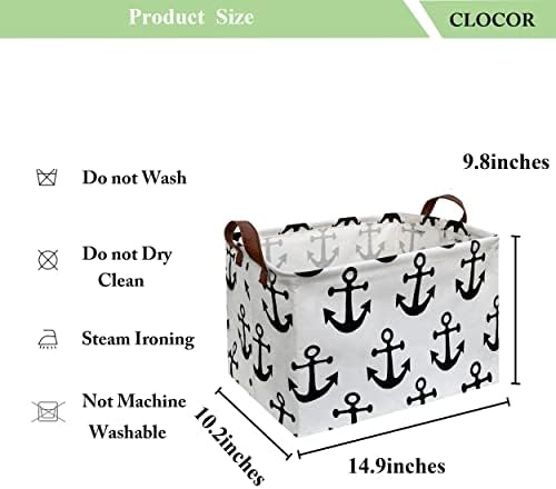 CLOCOR Rectangular Storage Basket, Collapsible Storage Bin, Gift Baskets - Image 6