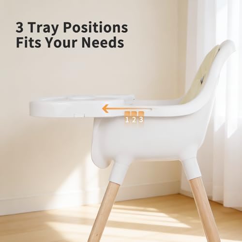 Babilous Wooden Baby High Chair - Image 4