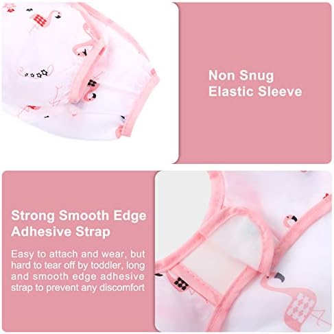 Accmor 3 Pack Long Sleeve Bibs, Baby Smock Waterproof Sleeved Bib Smock - Image 2
