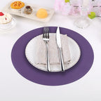 SHACOS 100 PCS Round Paper Placemats 13 inch Disposable Paper Place Mats - Image 5